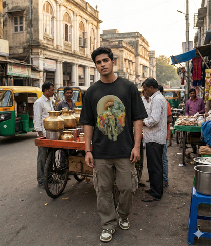 Sacred India Oversized Graphic T-Shirt