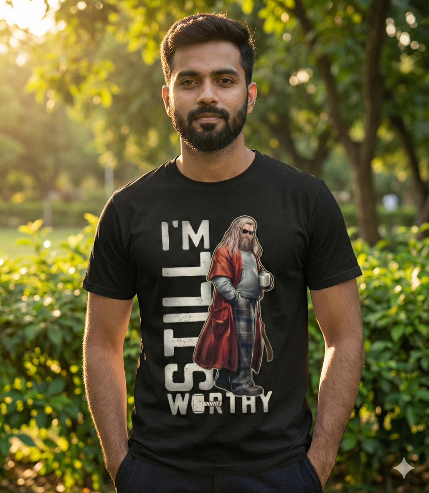 I’m Still Worthy – Premium Graphic T-Shirt