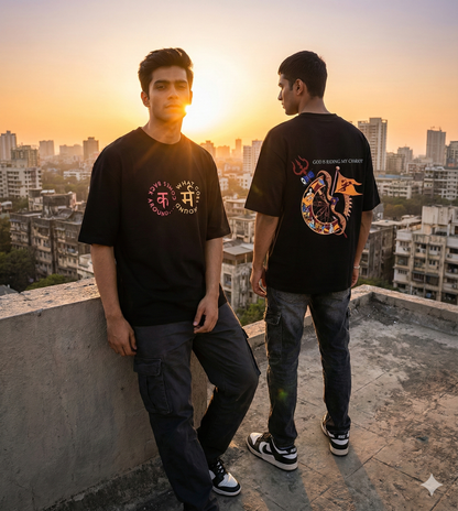 God Is Riding My Chariot Oversized T-Shirt