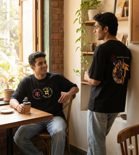 God Is Riding My Chariot Oversized T-Shirt