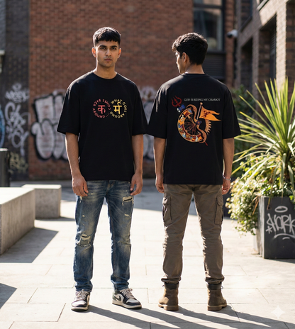 God Is Riding My Chariot Oversized T-Shirt