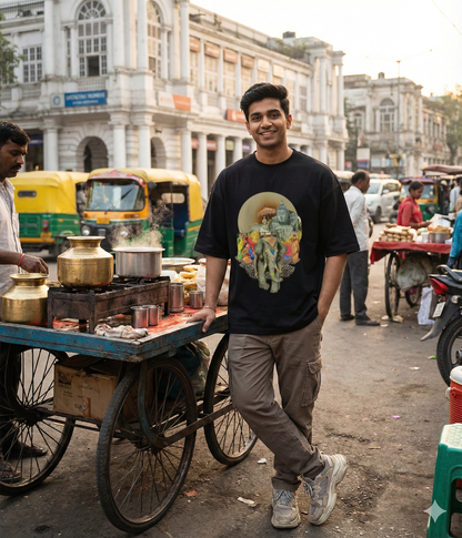 Sacred India Oversized Graphic T-Shirt